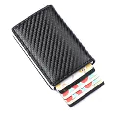 Carteira Masculina Ultra Fina Vertical Pequena Porta Cartão