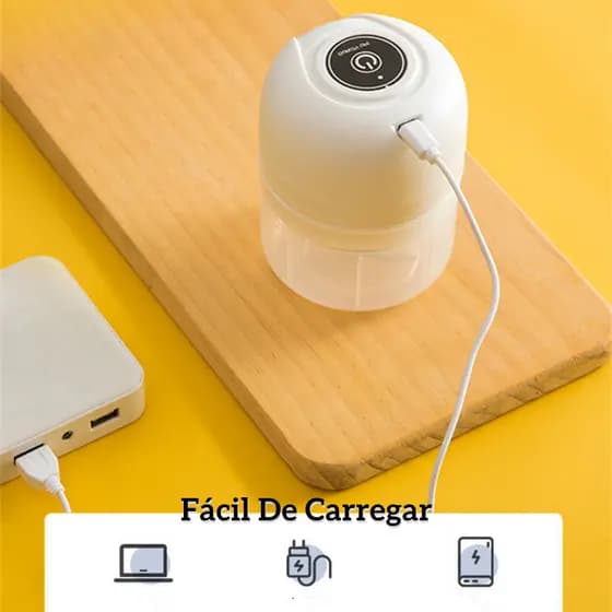 Promoção De Processador Elétrico De Três Cortes Mini Branco 7