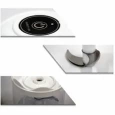 10 Mini Processador Elétrico Branco De Três Cortes