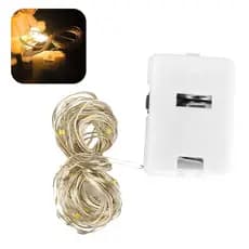 5 Pcs Colorido 2m20 Bateria Solar LED Luzes Decorativas-Várias Cores ! Promoção