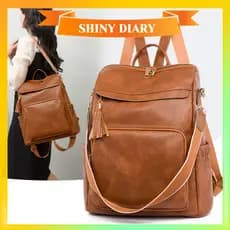 Mochilas Femininas Escolar Bolsa De Viagem Faculdade Trabalho Casual Bolsa Elegante Antifurto