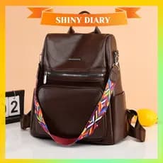 Mochila Bolsa Feminina GRANDE Escolar Trabalho Viagem Couro Sintéticos
