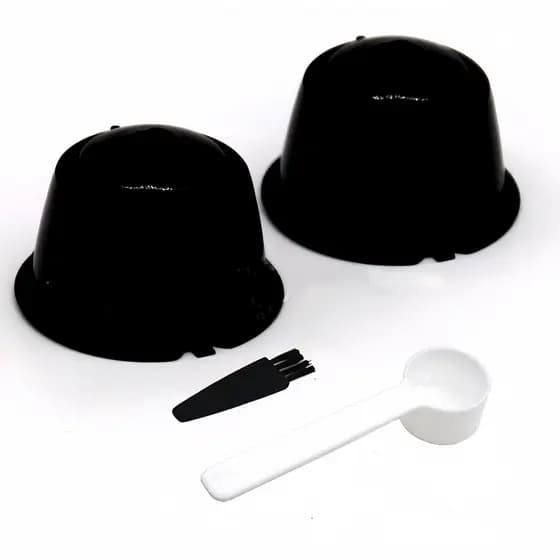 Cápsula De Café Reutilizável Três Corações/Dolce Gusto/Nespresso Preto