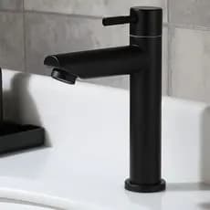 Torneira Bacia em Aço Inox 304 Torneira Bacia Inox Torneira Banheiro-Prateado