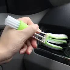 Escova de Limpeza de Dupla Ponta para Coletor de Poeira Mini de Saída de Escape de Carro