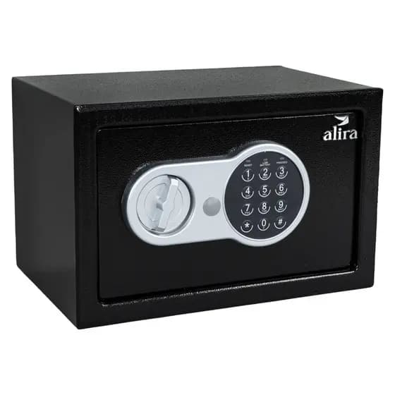 Cofre Digital Eletrônico Aço Senha E Chave 30x20x20cm MR-BX-003 Alira Home