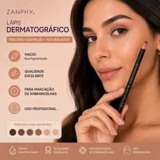 Lápis Preto Mitsubishi 7600 | Lápis Dermatográfico Preto Maquiagem Micropigmentação