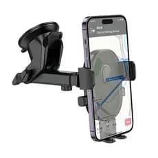 Suporte Veicular Celular Funcional Com Trava e Ventosa de Fixação Giro 360