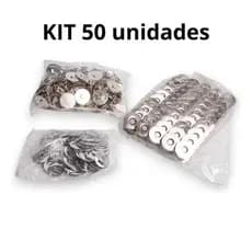 Kit 20,50Unid Botão Imã 18mm Imantado Bolsa,Artesanatos ,Croches