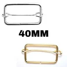 Kit 10 Regulador 40mm Niquelado / Dourado Passador Bolsas Mochilas Ferro
