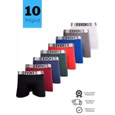 Kit 10 Cuecas Boxer Microfibra Roupas Masculinas