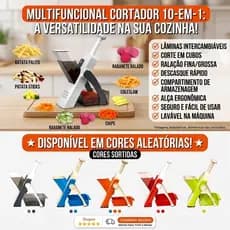 CORTADOR de Legumes Multifuncional -  (Cores Sortidas)