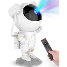 Projetor Astronauta Mini Luz Estelar com Controle Remoto