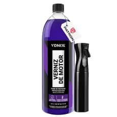 Verniz de Motor Vonixx 1,5L + Pulverizador 240ml Proteção Brilho Motor Automotivo