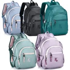 Mini Mochila Escolar Feminina KIKA Trabalho Adulta Juvenil
