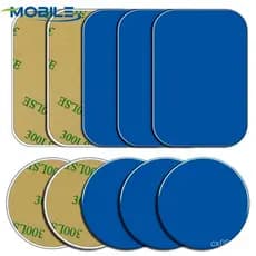 Suporte Magnético Para Telefone Celular Carro Acessórios Móveis Universal Placa Metálica Aço Inoxidável Todos Os smartph