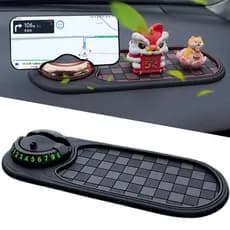 Almofada Multifuncional Para Painel De Carro Com Suporte Universal Telefone , Tapete Antiderrapante Placa De Identificaç