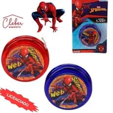 Ioio / yoyo com Luz Homem Aranha Yo-yo Spider-Man Brinquedo Luxo   ETILUX 01 unidade cor sortida