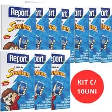 Papel Sulfite A4 210 x 297 mm 100 Folhas Branca (kit  )  SENINHA