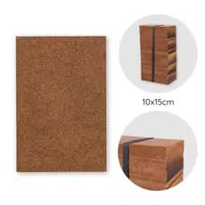 Chapa de MDF cru 10x15cm, 3mm - Kit 20/30/50/100 unid. Placas decorativas e artesanato