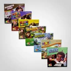 Jogos Educativos Kit com 7 unidades, Presente para Crianças - Aprenda Brincando