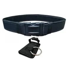 Cinturao Tatico Com Regulagem + Porta Tonfa Preto
