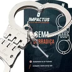 Algema de Dobradiça Impactus Prata Niquelado