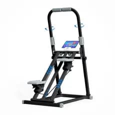 Máquina De Escalada Simulador Caminhada Dobrável Ate 150kg com E Display Lcd Multifuncional