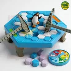 Jogo De Mesa Quebra Gelo Pinguim Armadilha Brinquedo Interativo Original