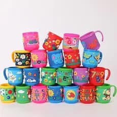 Caneca Copo Infantil Emborrachado 230ML