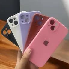 Capa Capinha Para IPhone 14 / 14Pro / 14ProMax / 14Plus  Silicone Aveludada C/ Proteção na Câmera Fechada Quadrada