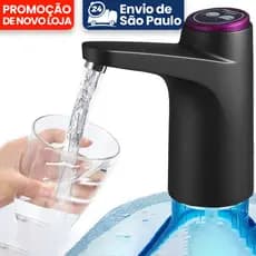 Bebedouro Bomba Elétrica Garrafão Galão Água Recarregável tomate compativel com galão de 20L