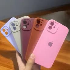 Capa Capinha Para IPhone 11 / 11pro / 11promax Silicone Aveludada C/ Proteção na Câmera Fechada Quadrada