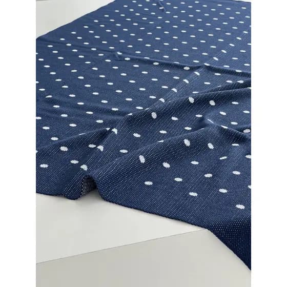 Manta Bebe L'hiver Bolinhas Tricot Premium 80x100 Cm Poá