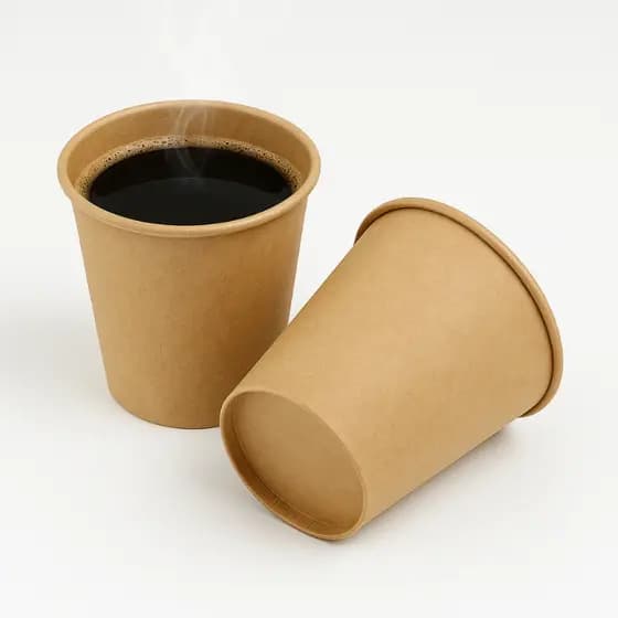 Copo de Papel 240ml Kraft Térmico P/ Café Chá Agua Descartavel