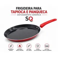 Frigideira Para Tapioca E Panqueca Cerâmica Antiaderente 24cm SQ