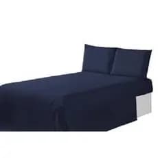 JOGO DE LENÇOL CASAL BOX 4 PEÇAS 100% ALGODÃO 1-LENÇOL COM ELÁSTICO + 1-LENÇOL COM BAINHA 2- FRONHAS