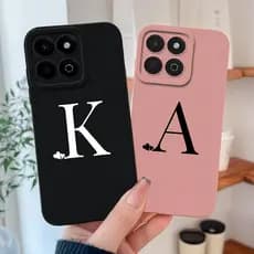 Para Honor X7C Caixa De Telefone Amor Coração Letras Suave Capas De Silicone Líquido Proteção De Câmera Capa Traseira Du