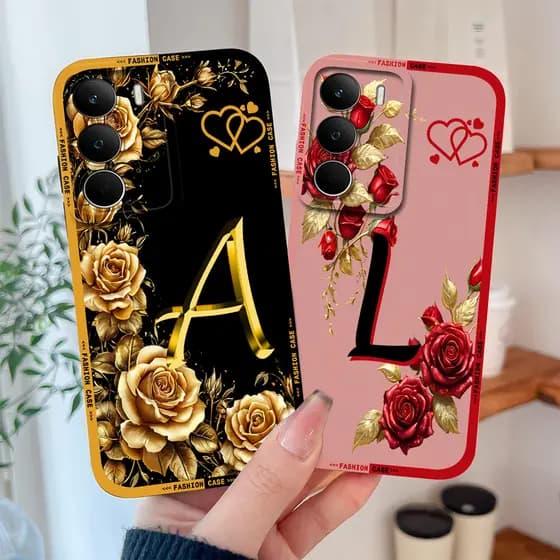 Para Realme C71 4G Casal Caso De Telefone Rosa Letras Leve Alta Qualidade Habitação Macio Silicone Líquido Proteção Da C