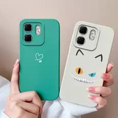Para Infinix Hot 50i Smart 9 HD Case Linda Moda Menina Capa Traseira De Telefone Macio Suave Líquido Silicone Proteção D