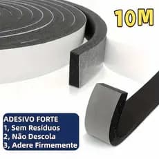 Veda Fresta Portas Janelas Anti Ruido Insetos - 10 Metros GRANDE VENDA