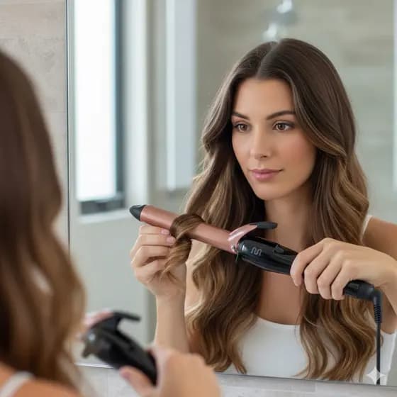 Modelador de Cachos Cabelo Cacheado E Ondulado Lelong Profissional Cachos Definidos em Minutos