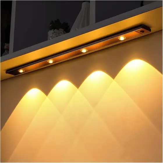 Luz LED para Cozinha e Quarto - Sensor de Movimento Magnética USB-C e 3 Tons de Iluminação MILLION
