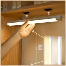 10/30/50cm Smart Luminária Inteligente Ultra LED com sensor de movimento sem fio Recarregável USB para Baixo do Armário