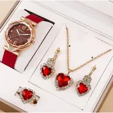 Novo estilo 6 pçs/set senhoras relógio cinto nicho ins relógio de quartzo strass conjunto jóias moda estilo único na mod