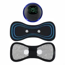 Mini Massageador EMS Estimulador Elétrico De Pescoço Portátil Para Alívio Da Dor Muscular Cervical