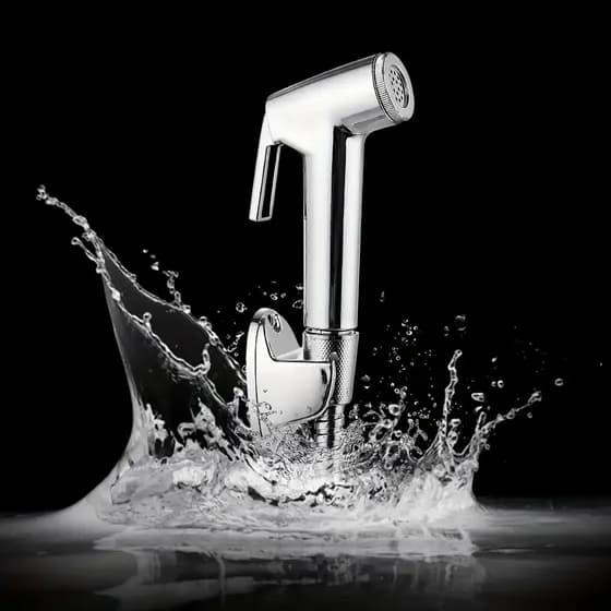 Chuveiro Sanitário Completo Luxo Metal Aço 1.2m Promoção Privada