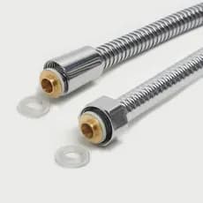 Mangueira Flexível De Aço Inoxidável Inox Para Chuveiro 2 m Promoção De Banheiro