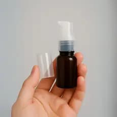 Kit Frasco Pet 10ml 18/405 Âmbar C/Válvula Dosadora