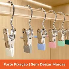 Gancho Para Economia De Espaço Cabide Clipes De Viagem De Calças Chapéu Pano Meias 10/20/30/50/100 Peças